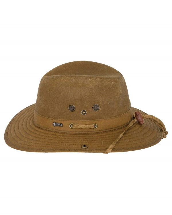 (image for) River Guide Cotton Oilskin Hat (Brown / X-Large)